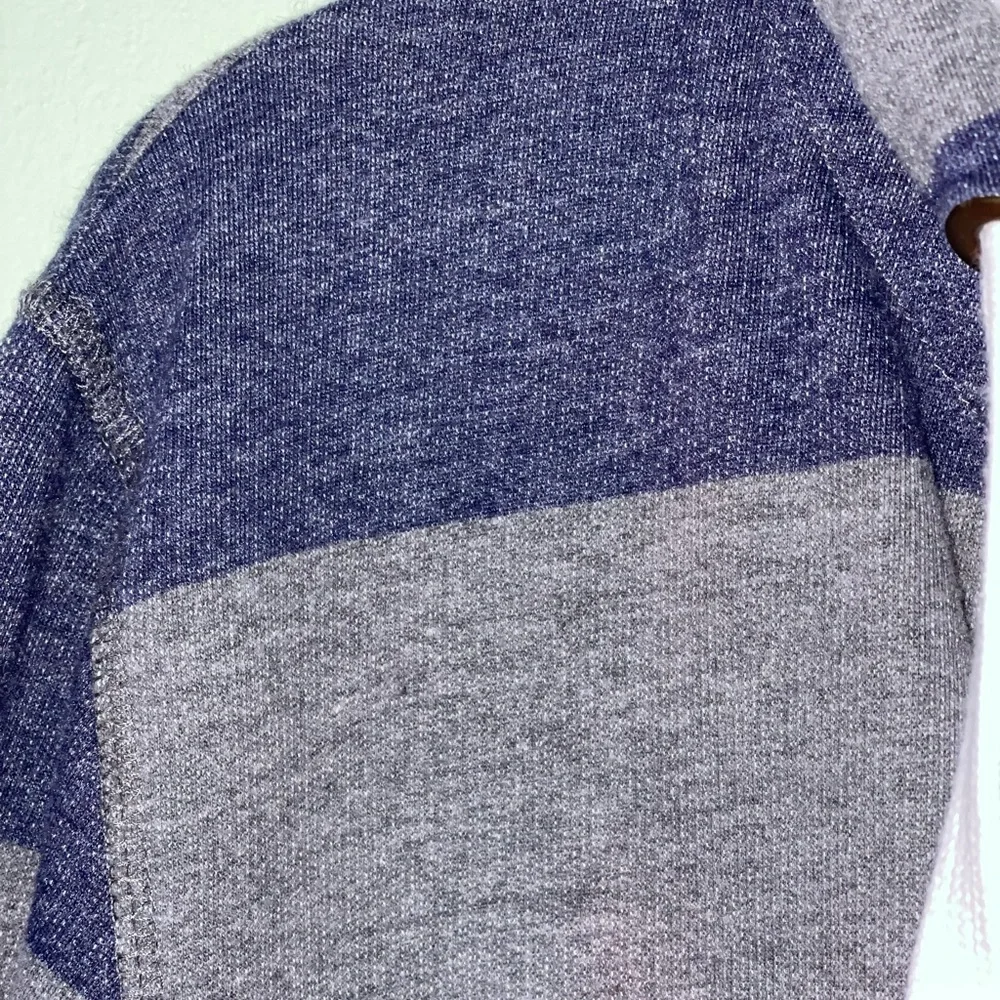 Men’s Knickerbocker Vintage Design blue/gray striped full-zip hoodie. SZ- XL GUC - Picture 7 of 8